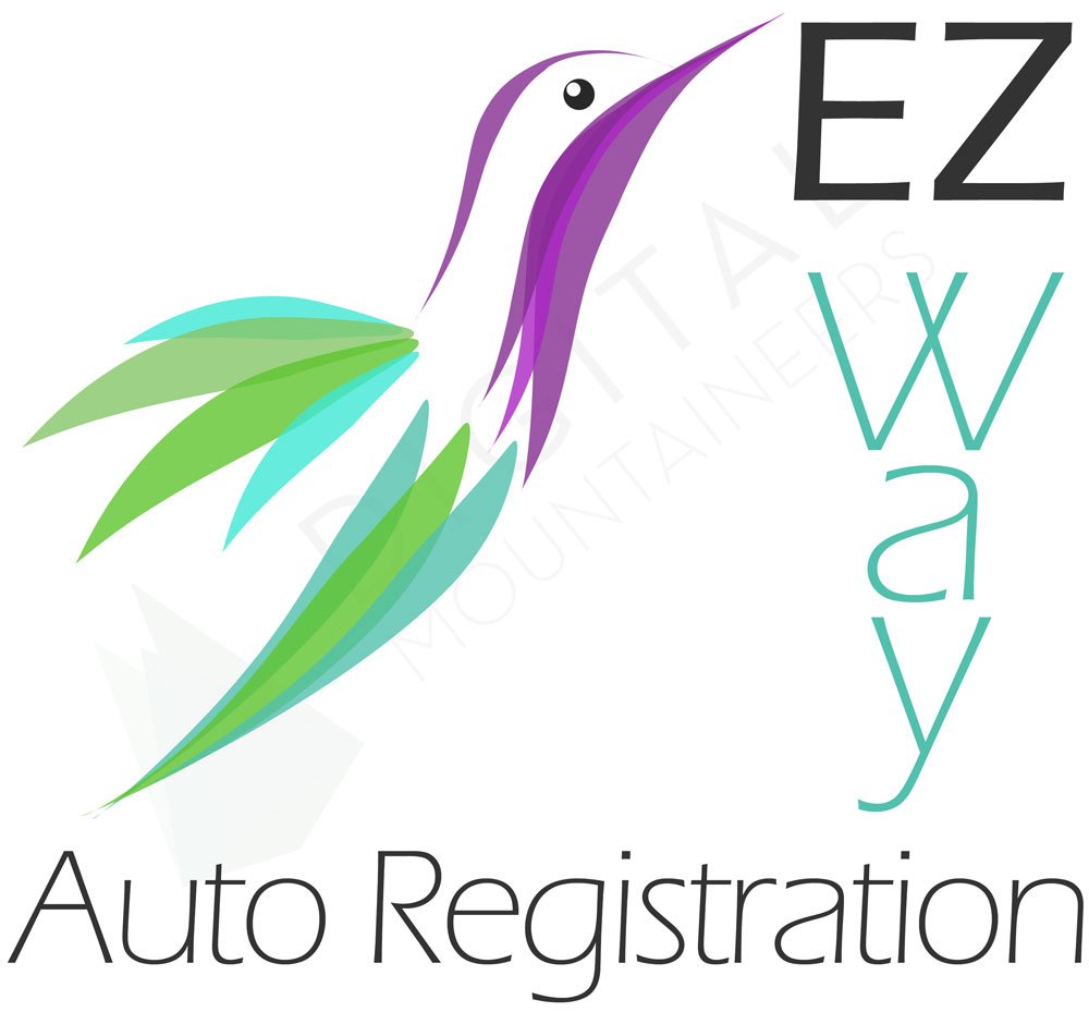 EZ Way square logo with hummingbird icon